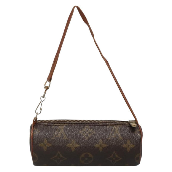 LOUIS VUITTON Monogram Papillon Pouch LV Auth 136065