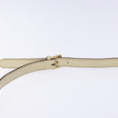 GUCCI GG Canvas Sherry Line Shoulder Bag Beige Gold 144388 Auth 136079-8