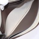 GUCCI GG Supreme Web Sherry Line Clutch Bag PVC Beige Gold 688378 Auth 136081-14