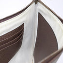 GUCCI GG Supreme Web Sherry Line Clutch Bag PVC Beige Gold 688378 Auth 136081-15