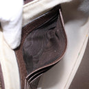 GUCCI GG Supreme Web Sherry Line Clutch Bag PVC Beige Gold 688378 Auth 136081-18