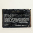 CHANEL Vanity Pouch Patent leather Black Gold CC Auth 136084-29