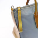 PRADA Hand Bag Nylon Light Blue Auth 136085-19