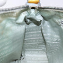 PRADA Hand Bag Nylon Light Blue Auth 136085-22