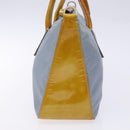 PRADA Hand Bag Nylon Light Blue Auth 136085-3