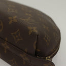 LOUIS VUITTON Monogram Trousse Demi Ronde Cosmetic Pouch M47520 LV Auth 136089-16