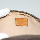 LOUIS VUITTON Monogram Trousse Demi Ronde Cosmetic Pouch M47520 LV Auth 136089-9