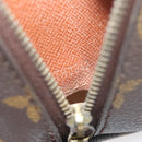 LOUIS VUITTON Monogram Trousse Demi Ronde Cosmetic Pouch M47520 LV Auth 136089-12