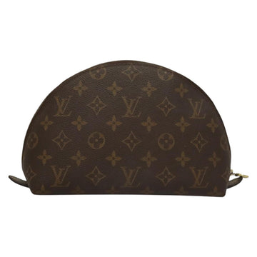 LOUIS VUITTON Monogram Trousse Demi Ronde Cosmetic Pouch M47520 LV Auth 136089 - 0