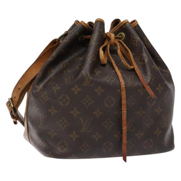 LOUIS VUITTON Monogram Petit Noe Shoulder Bag M42226 LV Auth 136092