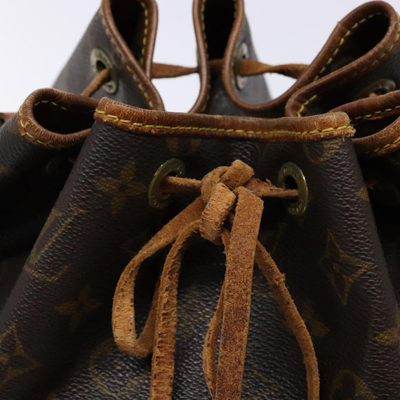 LOUIS VUITTON Monogram Petit Noe Shoulder Bag M42226 LV Auth 136092