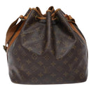 LOUIS VUITTON Monogram Petit Noe Shoulder Bag M42226 LV Auth 136092-2