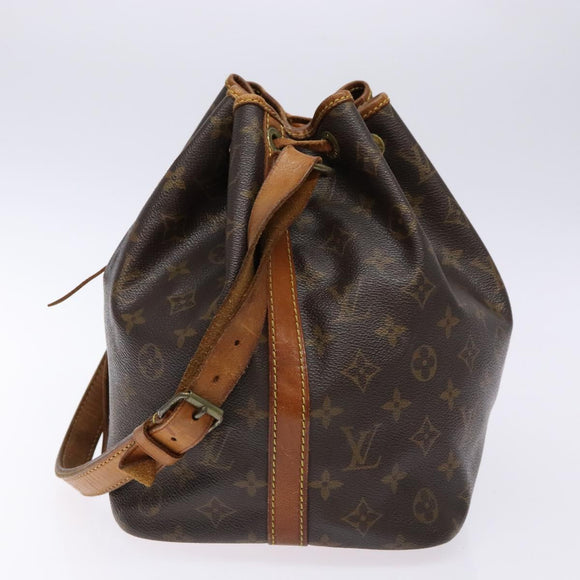 LOUIS VUITTON Monogram Petit Noe Shoulder Bag M42226 LV Auth 136092