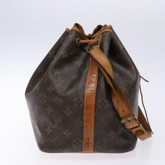 LOUIS VUITTON Monogram Petit Noe Shoulder Bag M42226 LV Auth 136092