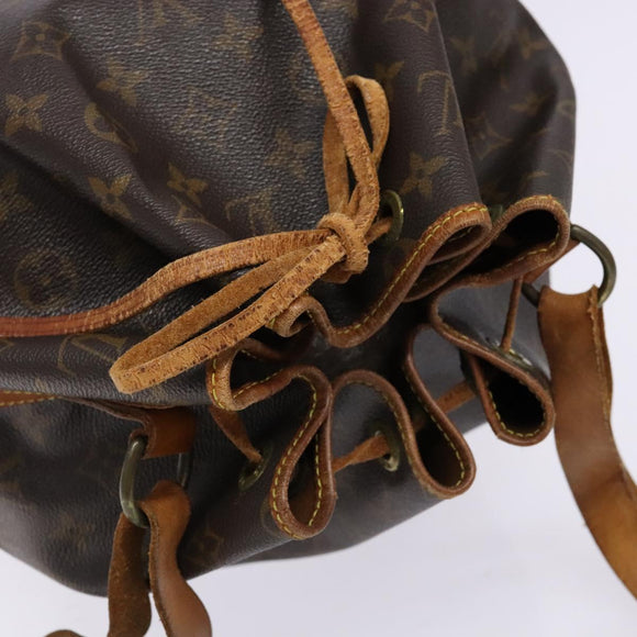 LOUIS VUITTON Monogram Petit Noe Shoulder Bag M42226 LV Auth 136092