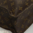 LOUIS VUITTON Monogram Sac Plat Hand Bag M51140 LV Auth 136093-9