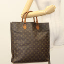 LOUIS VUITTON Monogram Sac Plat Hand Bag M51140 LV Auth 136093-18