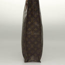 LOUIS VUITTON Monogram Sac Plat Hand Bag M51140 LV Auth 136093-3