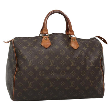 LOUIS VUITTON Monogram Speedy 35 Hand Bag M41524 LV Auth 136095