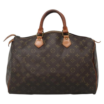 LOUIS VUITTON Monogram Speedy 35 Hand Bag M41524 LV Auth 136095 - 0