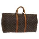 LOUIS VUITTON Monogram Keepall 55 Boston Bag M41424 LV Auth 136098-1