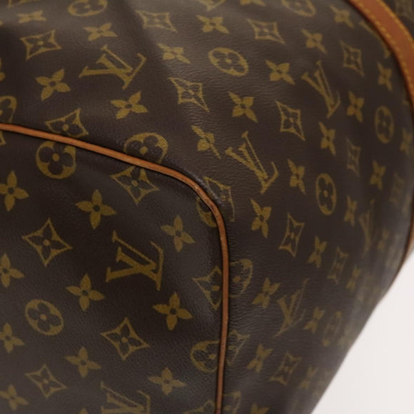 LOUIS VUITTON Monogram Keepall 55 Boston Bag M41424 LV Auth 136098