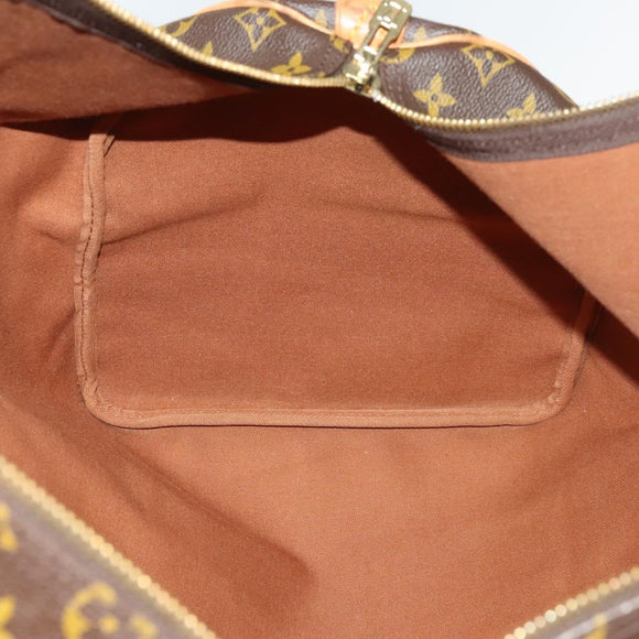 LOUIS VUITTON Monogram Keepall 55 Boston Bag M41424 LV Auth 136098