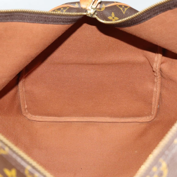 LOUIS VUITTON Monogram Keepall 55 Boston Bag M41424 LV Auth 136098