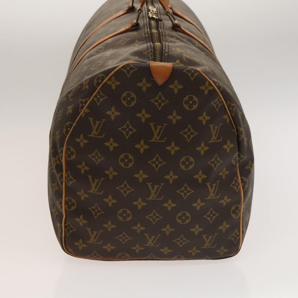 LOUIS VUITTON Monogram Keepall 55 Boston Bag M41424 LV Auth 136098