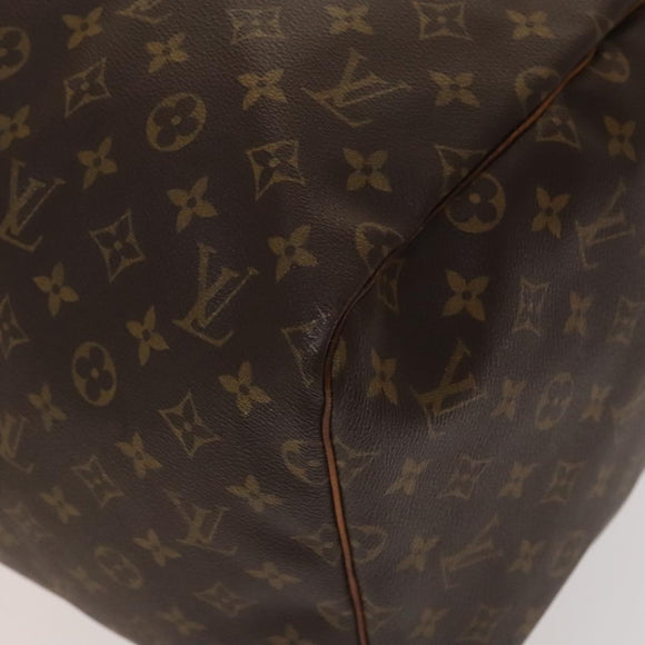 LOUIS VUITTON Monogram Keepall 55 Boston Bag M41424 LV Auth 136102