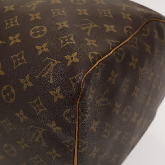 LOUIS VUITTON Monogram Keepall 55 Boston Bag M41424 LV Auth 136102