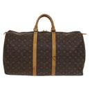 LOUIS VUITTON Monogram Keepall 55 Boston Bag M41424 LV Auth 136102-2