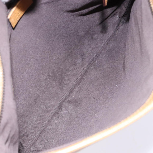 GUCCI GG Canvas Shoulder Bag Pink Silver 113013 Auth 136109