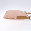 GUCCI GG Canvas Shoulder Bag Pink Silver 113013 Auth 136109-3