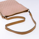 GUCCI GG Canvas Shoulder Bag Pink Silver 113013 Auth 136109-7