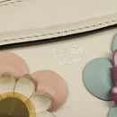 FENDI By The Way Hand Bag Leather 2way Beige Gold Auth 136115-17