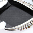 FENDI By The Way Hand Bag Leather 2way Beige Gold Auth 136115-10