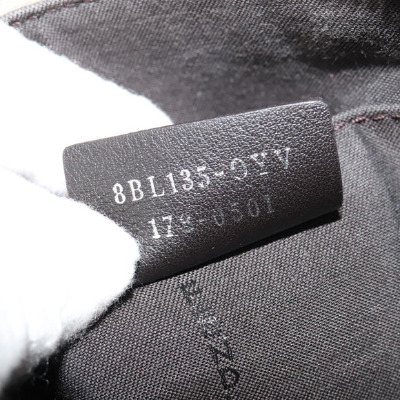 FENDI By The Way Hand Bag Leather 2way Beige Gold Auth 136115