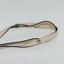 FENDI By The Way Hand Bag Leather 2way Beige Gold Auth 136115-8