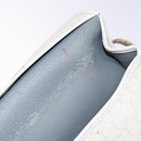 Christian Dior Honeycomb Canvas Shoulder Bag PVC White Gold Auth 136116-11