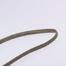 Christian Dior Honeycomb Canvas Shoulder Bag PVC White Gold Auth 136116-9