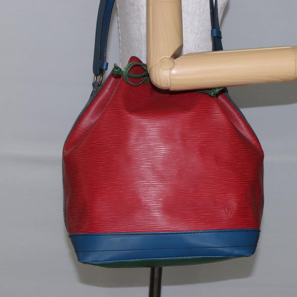 LOUIS VUITTON Epi Toriko color Noe Bag Red Blue Green M44084 LV Auth 136128