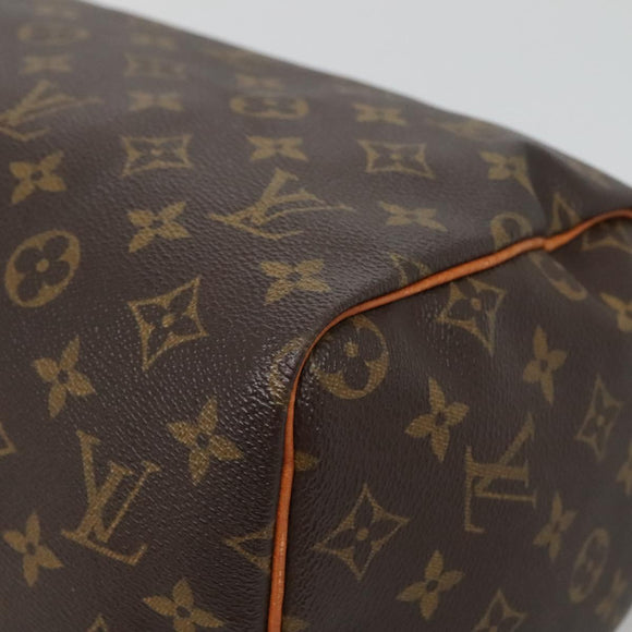 LOUIS VUITTON Monogram Speedy 30 Hand Bag M41526 LV Auth 136133
