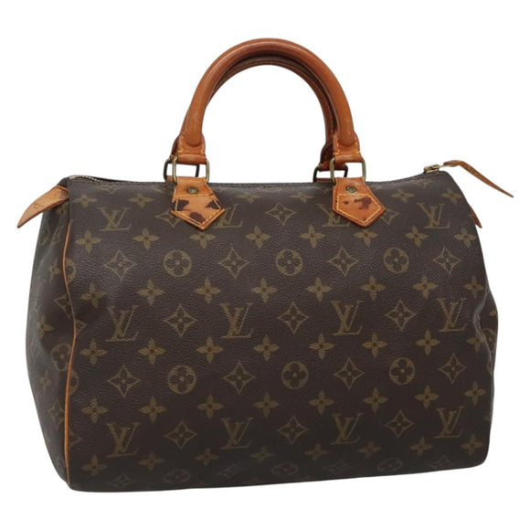 LOUIS VUITTON Monogram Speedy 30 Hand Bag M41526 LV Auth 136133