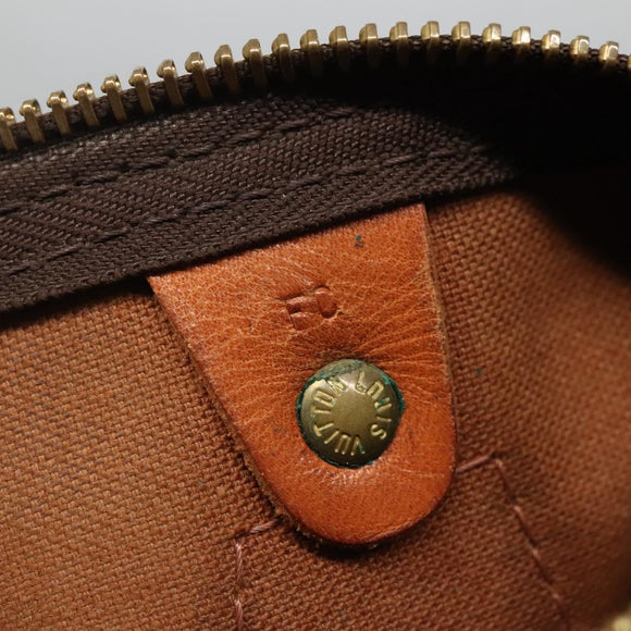 LOUIS VUITTON Monogram Speedy 30 Hand Bag M41526 LV Auth 136133