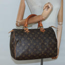 LOUIS VUITTON Monogram Speedy 30 Hand Bag M41526 LV Auth 136133-22