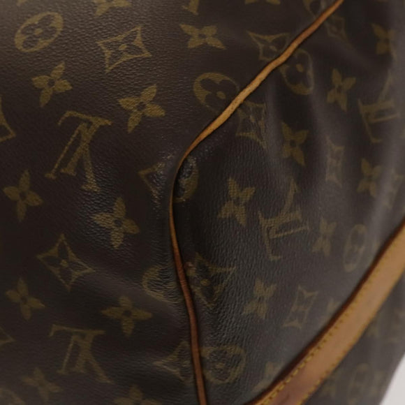 LOUIS VUITTON Monogram Keepall Bandouliere 55 Boston Bag M41414 LV Auth 136135