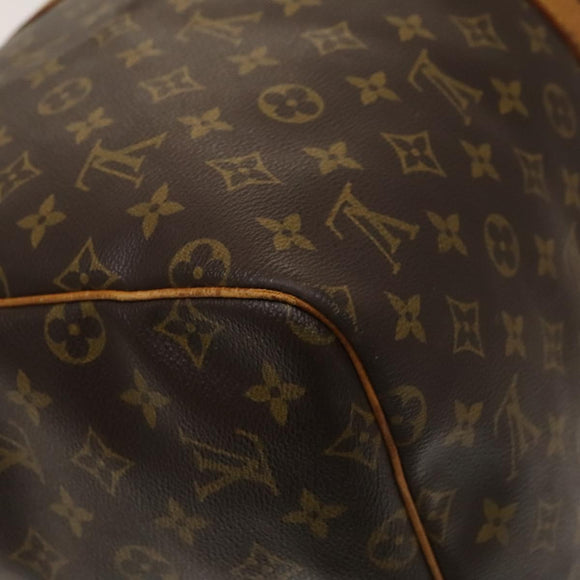 LOUIS VUITTON Monogram Keepall Bandouliere 55 Boston Bag M41414 LV Auth 136135