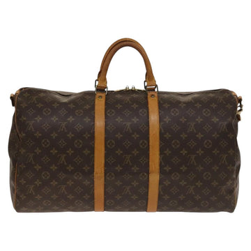 LOUIS VUITTON Monogram Keepall Bandouliere 55 Boston Bag M41414 LV Auth 136135 - 0