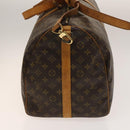 LOUIS VUITTON Monogram Keepall Bandouliere 55 Boston Bag M41414 LV Auth 136135-3
